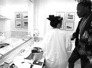 Pawg bombshell with big tits and ass takes deepthroat action from a massive black cock in intense interracial fun.