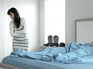 Hey sexy, can you give me a hot handjob with that tight grip while massaging my throbbing cock until I explode all over?