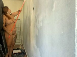 Hey, the painter was late so I started doing his job myself with some solo flashing