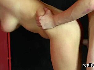 glamorous czech cutie gets seduced in the mall then strips and blows in hardcore pov action