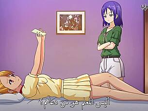 Animated story features voyeuristic scenes with intense encounters and close-up moments