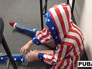 hey, why don't you watch sexy dani tease her tight wet pussy until she cums?