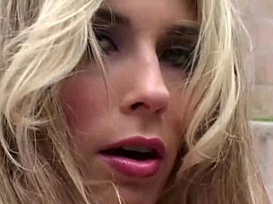 Oh man, this blonde in stockings gets humped hard by a stud, deepthroat action, then anal assfucking with creampie in her pussy, wait no, ass? Yeah, creampie there too.