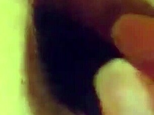 Why does this tall big ass british amateur love fingering her hairy pussy solo?