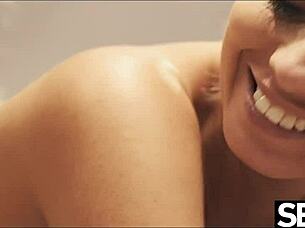 sexy blonde lesbians lick and finger each others pussies. they reach multiple orgasms together.