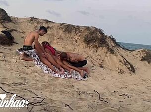 hey, we got lost on the beach, stripped naked, and had a wild threesome with that skinny emo teen?