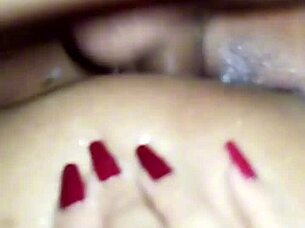 Hot Latina with Big Natural Tits Gets Facial Cumshot in Hotel Bathroom After Deepthroat Blowjob