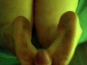 Amateur records homemade video featuring dirty feet on a sunny day