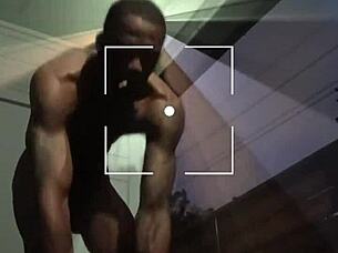 Outdoor public amateur skinny black monster cock workout homemade big cock lover