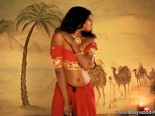 brunette lady dances nude teasing with erotic striptease moves