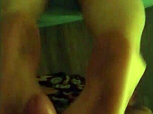 Amateur records homemade video featuring dirty feet on a sunny day