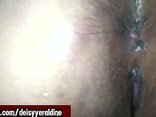 hey, wanna see me opening my big ass with a dildo, training for anal sex with monster cocks?