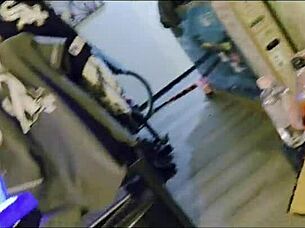 amazing amateur sandra reveals her mature bbw curves on hidden home video. she masturbates her wet hairy pussy to orgasm in candid style.