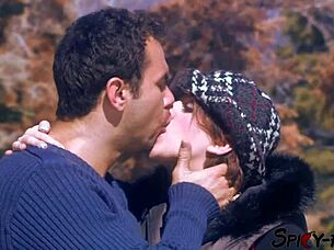 Busty Amateur Stripping And Getting Pounded Doggystyle In Vintage Mountain Scene