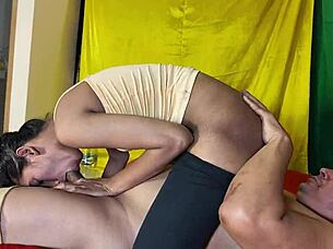 Uttaran20 and Sisty enjoyed hardcore anal with the skinny petite brunette