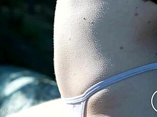 Oh gosh, I was that teen on vacation, giving uh, perfect blowjob outdoors