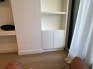 sexy kitty teases and deepthroats her owner's monster cock until swallowing his huge load