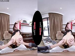 i can't believe i'm riding this asian dragon katana like a monster in cowgirl, her small tits bouncing wildly