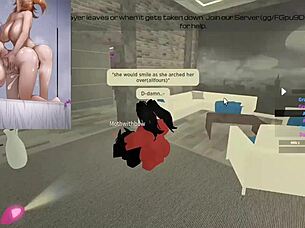 hey, moth encounters a huge futa character in action