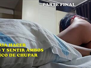 Girlfriend Gives Slutty Blowjob To Boss On Hidden Camera In Bed Final Part