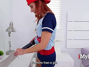 holly lace tempts axel haze with big tits and redhead pussy fucking