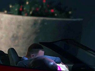 I feel so thrilled and shocked watching GTA 5 where he's caught banging a hot prostitute in the car, her wild passion exploding everywhere.