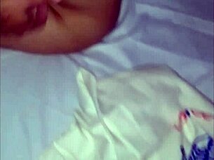 Horny wife gets filmed bareback with two men while husband watches the wild group fucking.