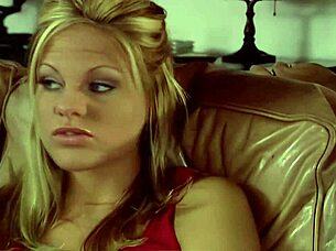 Shay is blonde and horny for cock in the bed?