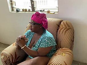 Let's chat about fucking you hardcore, Mummy GO says to the guy in wild backstage action.