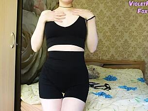 Real Female Orgasm Hits As Blonde Teen Jerks Off Through Panties