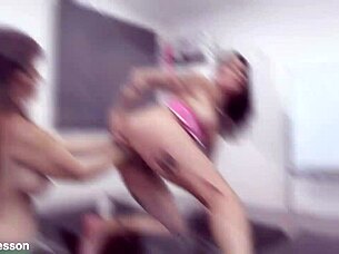 Oh, Adeline Lafouine teaches fisting with big gapes, monster buttrose, and real squirting orgasm in lesson nine