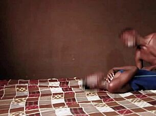 goofing around with my cock deep in her mouth