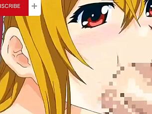 Ready for hentai threesome with college blonde anime babes?