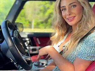 Intense Date with Curvy Big-Tit Blonde in Lingerie for Rough Blowjob and Ass Licking