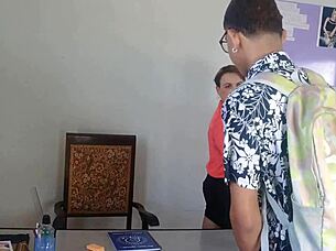 Ended Up in the Principal's Office and Got Punished by the Naughty Director