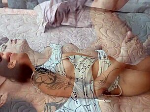 colombian wife starts with foot massage then moves to vaginal pleasure