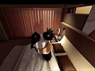 explicit roblox sex game adventure continues with wild hardcore action in part 11