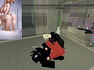 hey, moth encounters a huge futa character in action