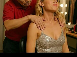 Let me massage you deeply, young starlet, with my experienced asian hands