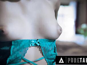 I catfished naive student Gia Derza on a dating app for some kinky rough sex as her creepy teacher