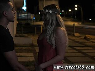 the milf dominated and fucked the teen outdoors in extreme style