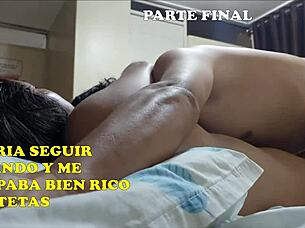 Girlfriend Gives Slutty Blowjob To Boss On Hidden Camera In Bed Final Part