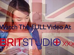 the teen nurse uses a dildo while wanting you to cheat on your girlfriend