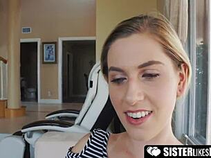 imagine passionate niki snow riding her hairy beaver on cock in snowy amateur pov action