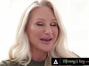 Caring stacked milf alexis malone gives exchange student a slippery nuru massage