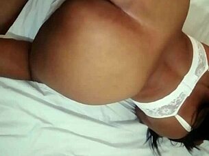 huge latina ass gets pounded deep in hotel room anal session