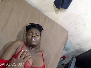 Neighbor invites me over when alone to flood her hairy pussy with cum after intense foreplay full video on red 😈💦