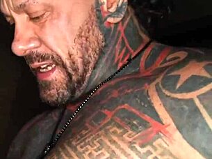 Tatted Black-Haired Beauty With Bald Snatch Suggests Deep Throat And Cum Action From Boyfriend