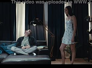 What if Alice Murkovski freezes as a bound sex doll for wet pussy licking and rough doggystyle face fucking in BDSM play?