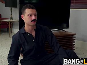 Arietta's perfect pink pussy gets detailed close-up attention in horny scene